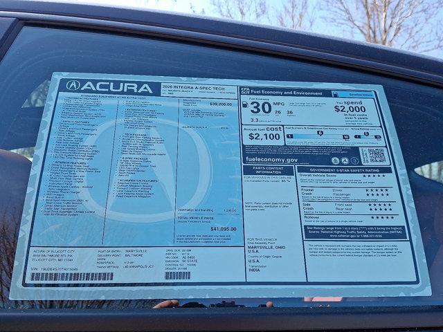 new 2026 Acura Integra car, priced at $41,894