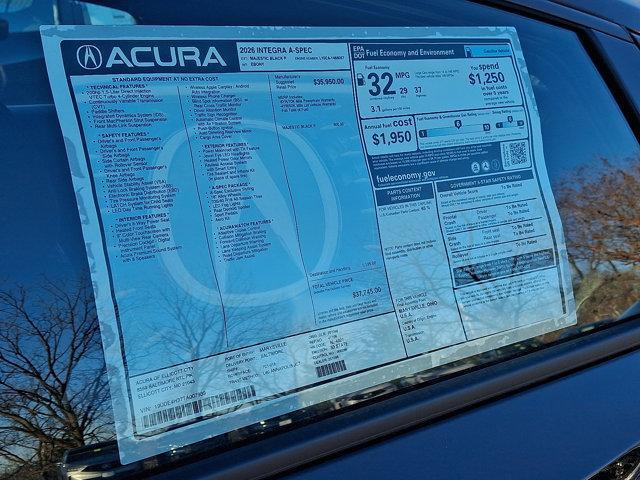 new 2026 Acura Integra car, priced at $37,745