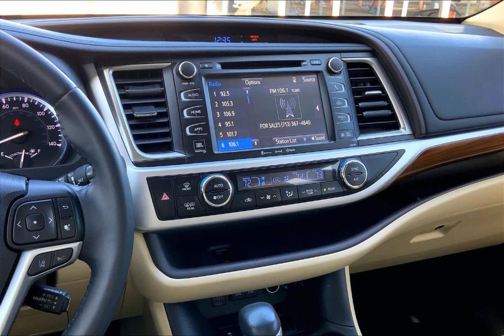 used 2017 Toyota Highlander car, priced at $22,795