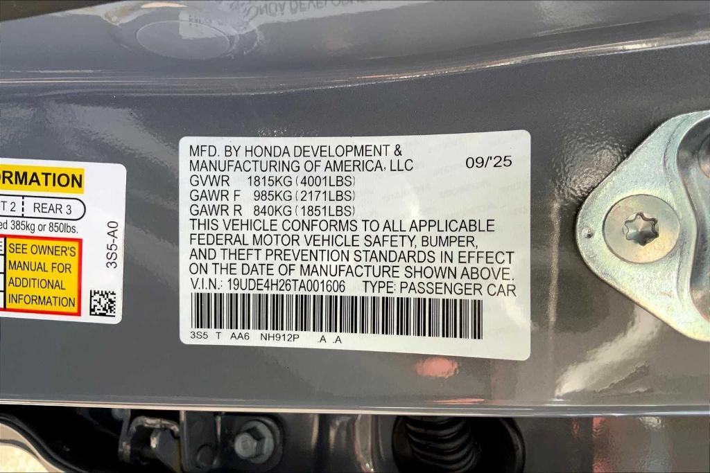 new 2026 Acura Integra car, priced at $35,195