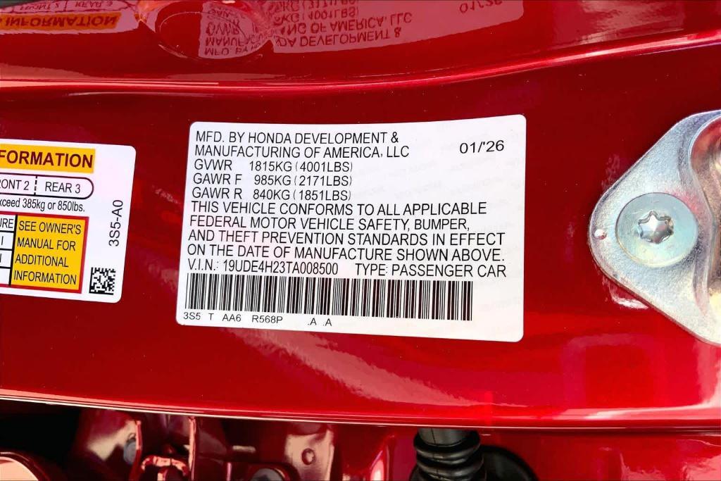 new 2026 Acura Integra car, priced at $35,295