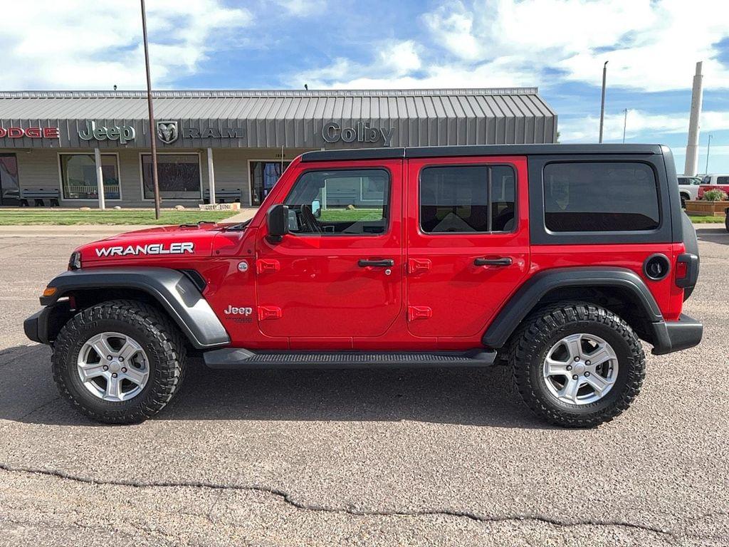 used 2020 Jeep Wrangler Unlimited car, priced at $24,656