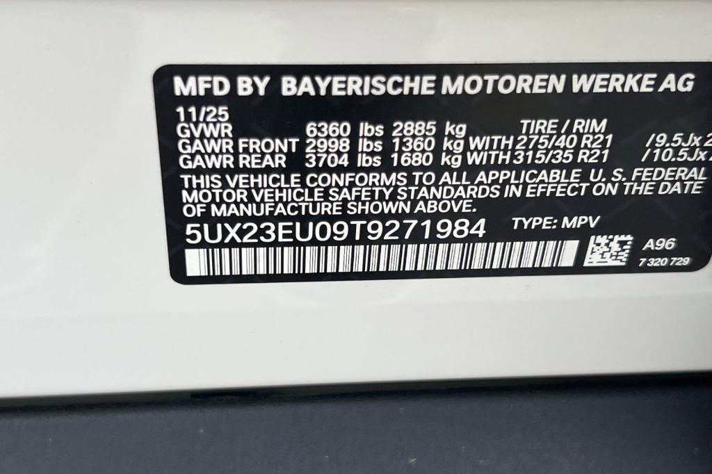 new 2026 BMW X5 car, priced at $78,125