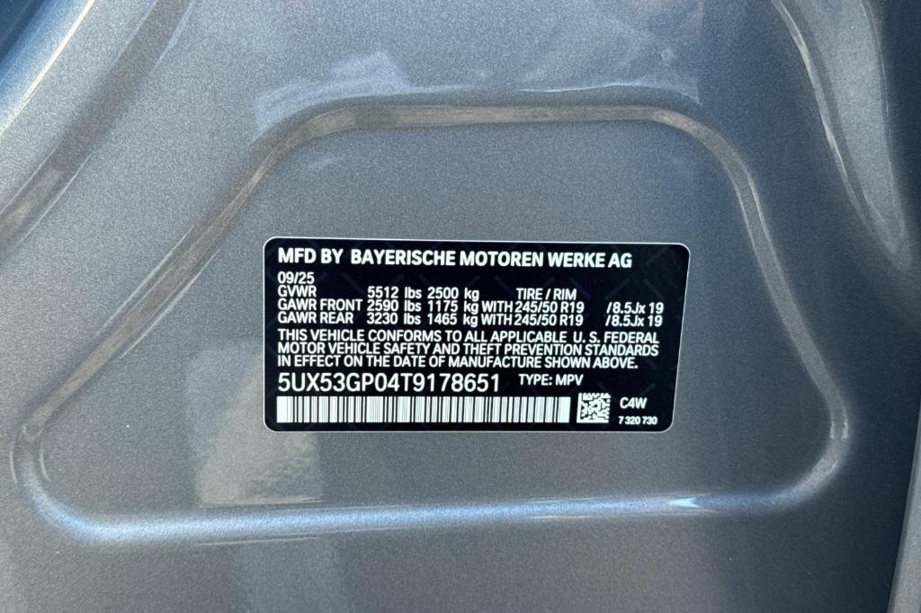 used 2026 BMW X3 car, priced at $52,172