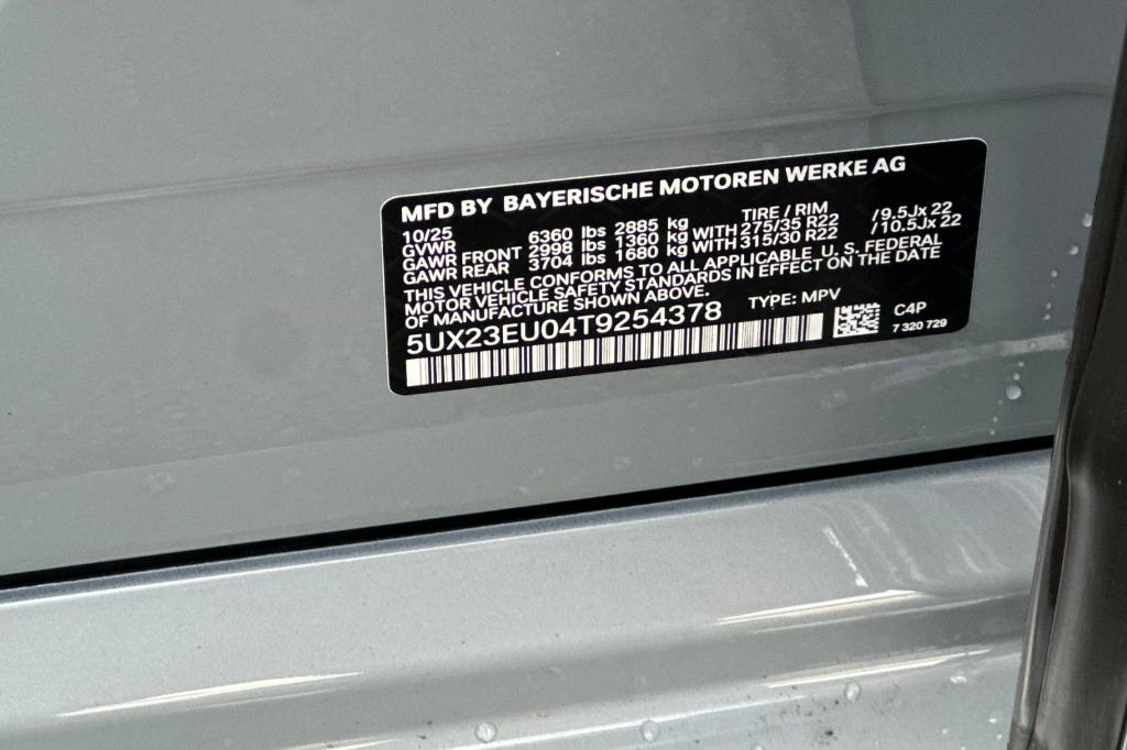 new 2026 BMW X5 car, priced at $88,225