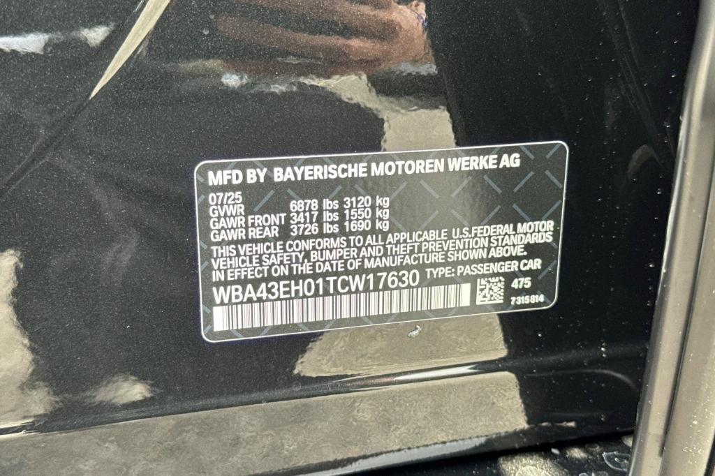 new 2026 BMW 750e car, priced at $128,930