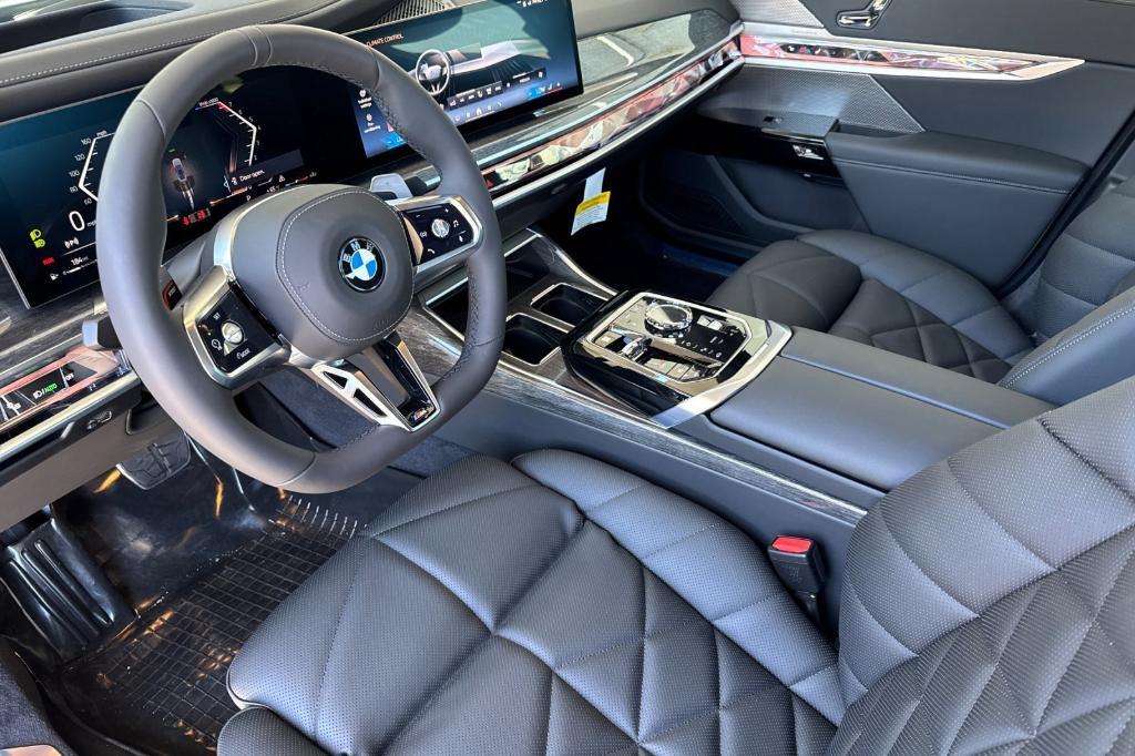 new 2025 BMW 740 car, priced at $107,975
