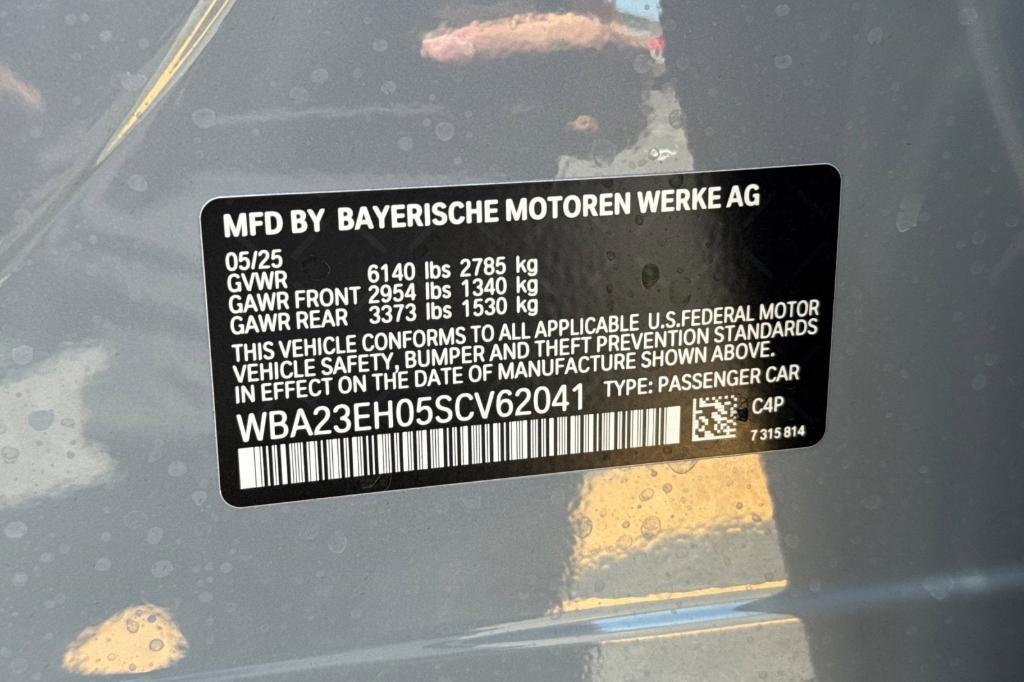 new 2025 BMW 740 car, priced at $107,975