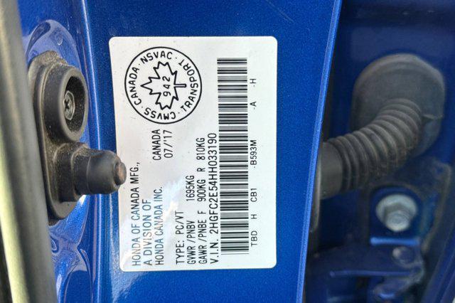 used 2017 Honda Civic car, priced at $12,498