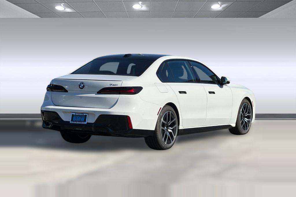 new 2025 BMW 740 car, priced at $107,975