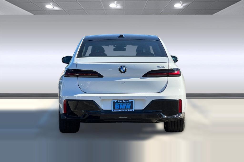 new 2025 BMW 740 car, priced at $107,975
