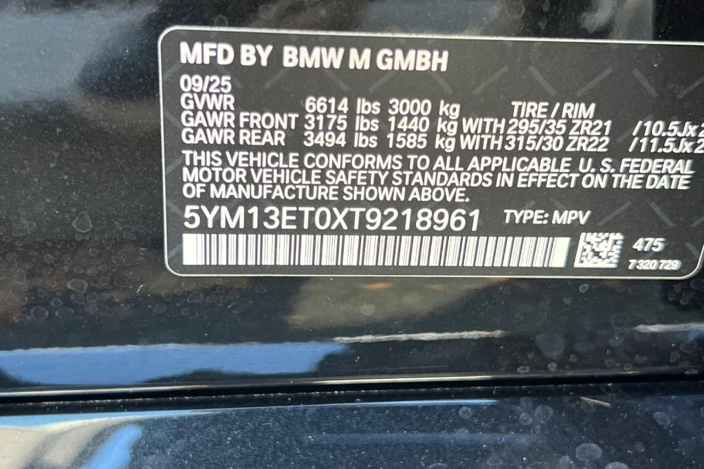 new 2026 BMW X5 M car, priced at $139,575