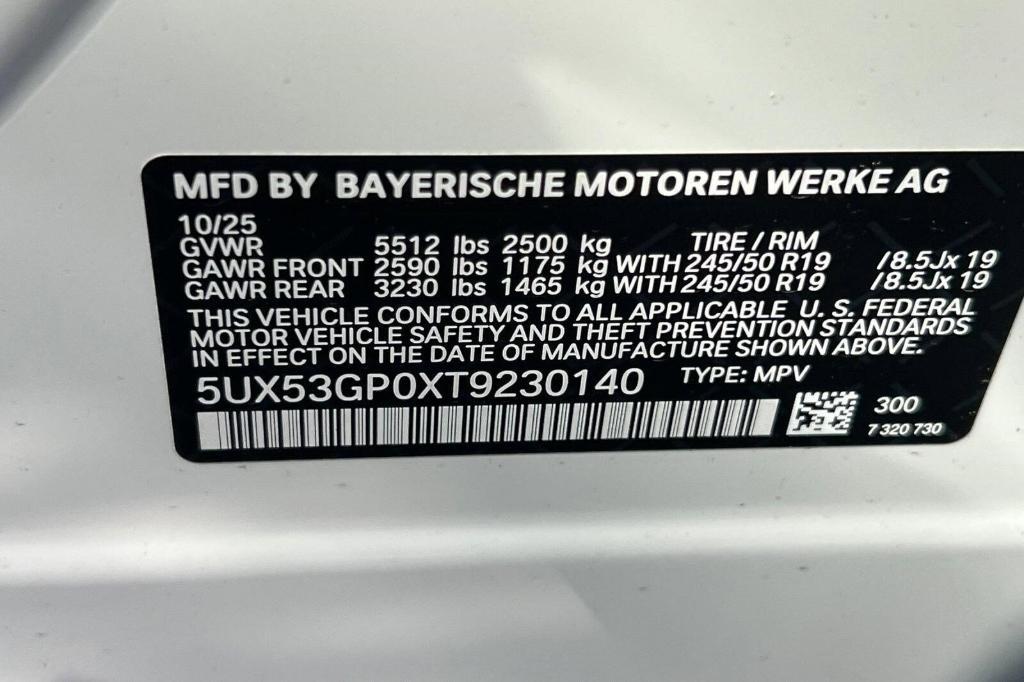 used 2026 BMW X3 car, priced at $54,231