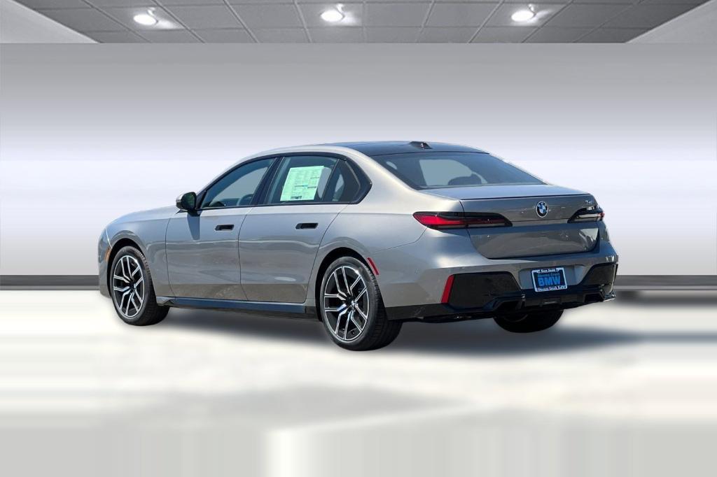 new 2025 BMW 740 car, priced at $115,125