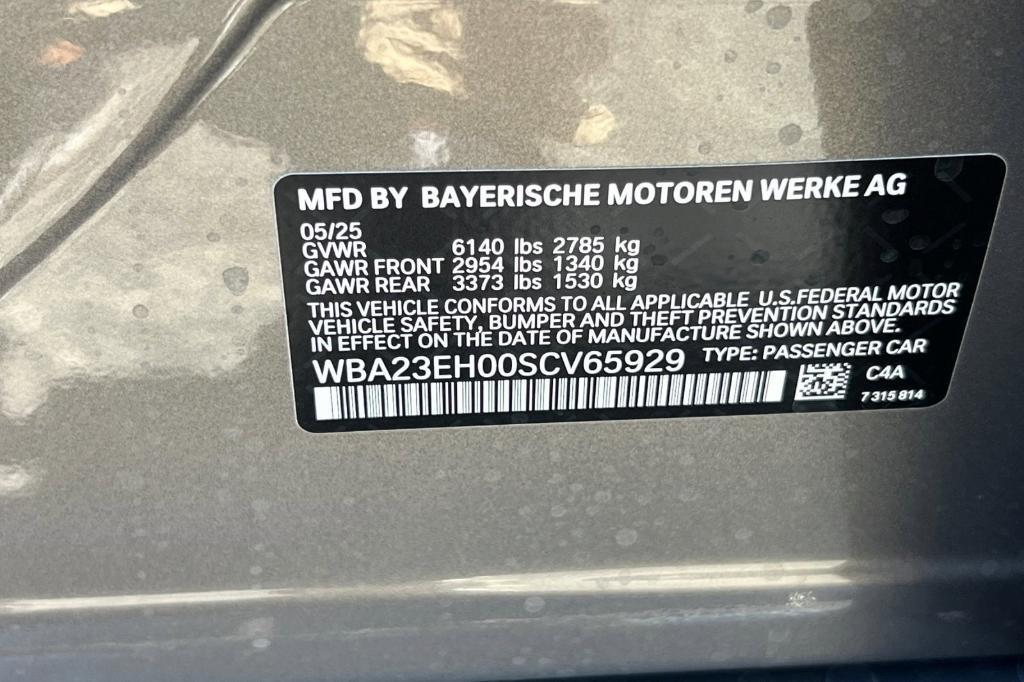 new 2025 BMW 740 car, priced at $115,125