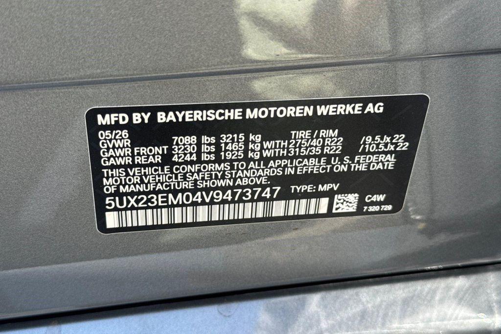 new 2027 BMW X7 car, priced at $105,050