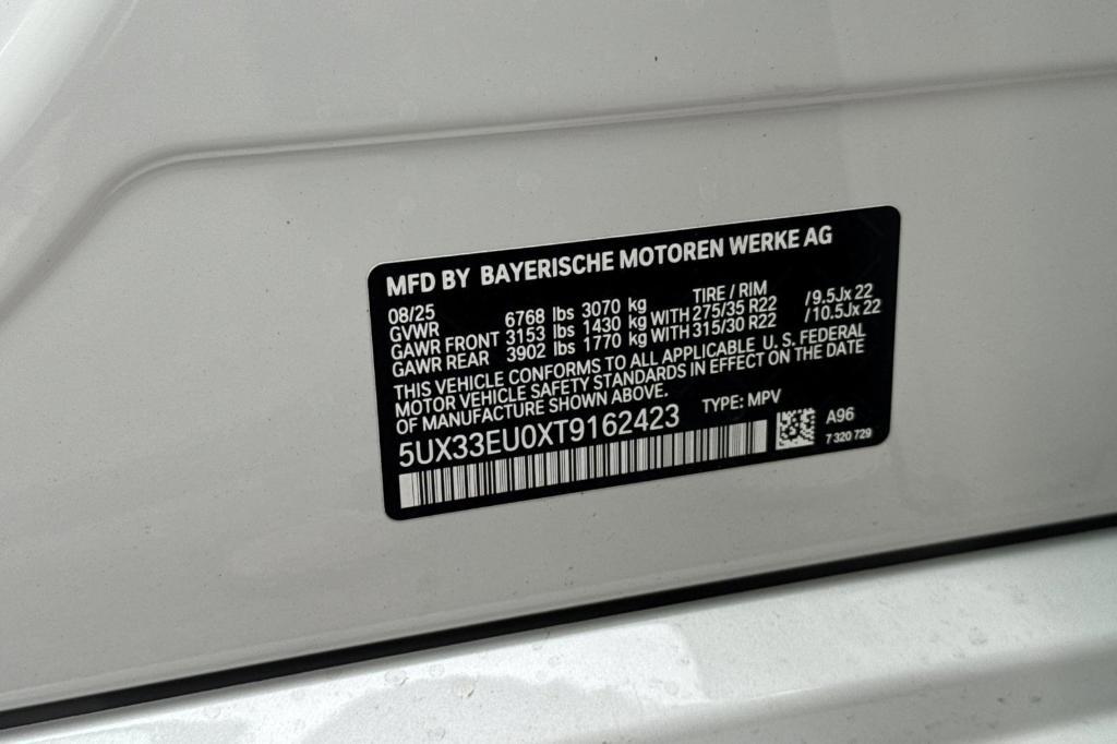 new 2026 BMW X5 car, priced at $106,475