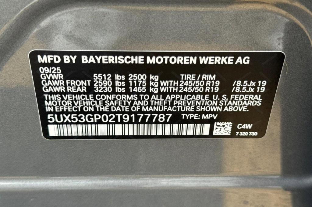 used 2026 BMW X3 car, priced at $52,172