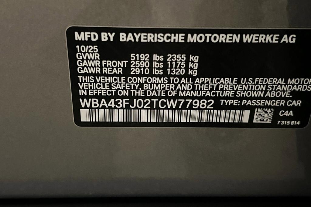 new 2026 BMW 530 car, priced at $67,990