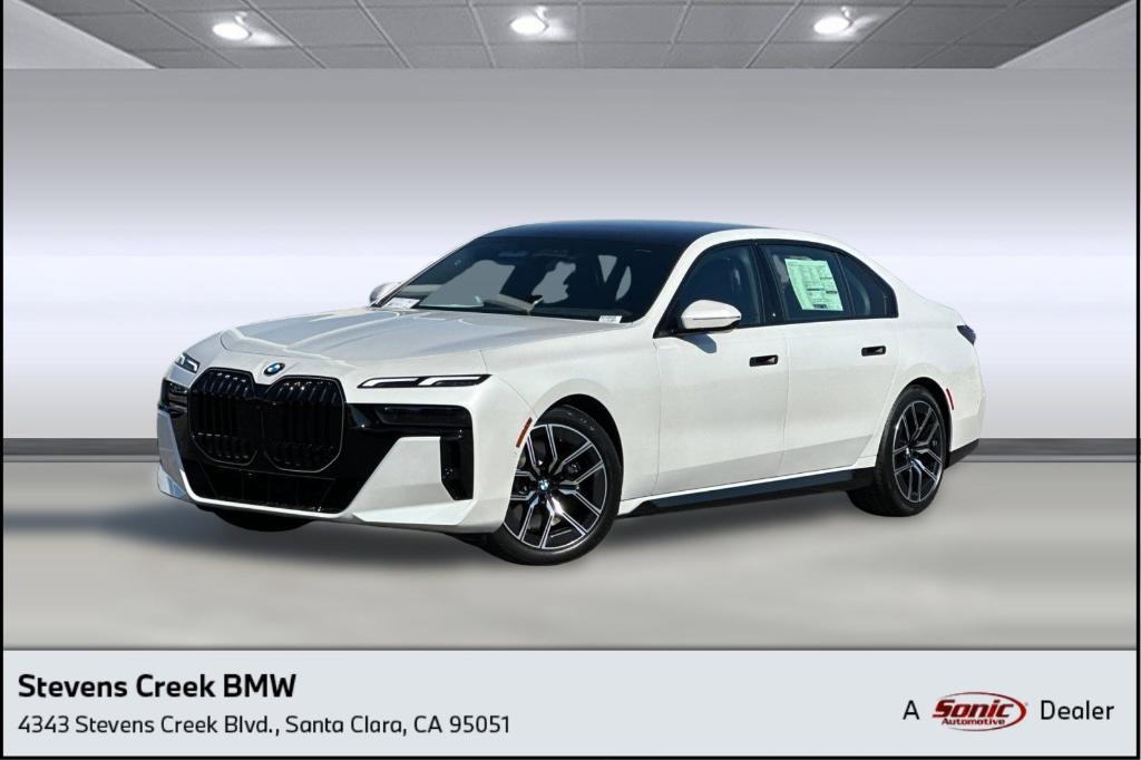 new 2025 BMW 740 car, priced at $107,975