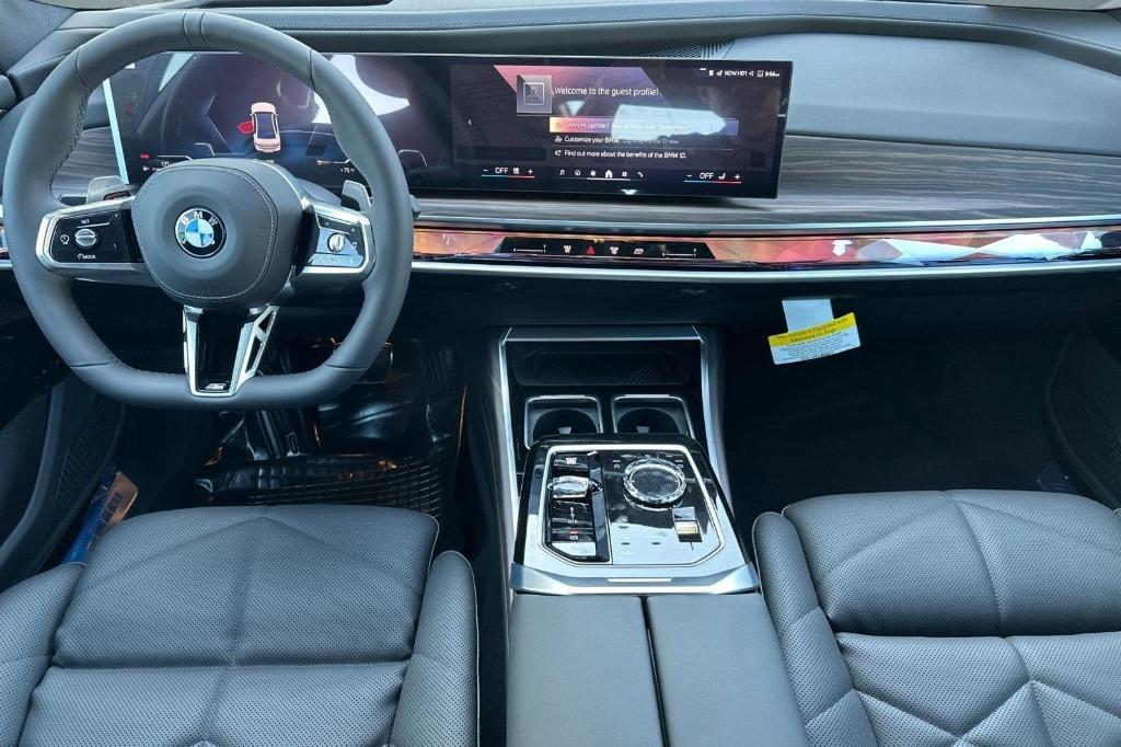new 2025 BMW 740 car, priced at $107,975