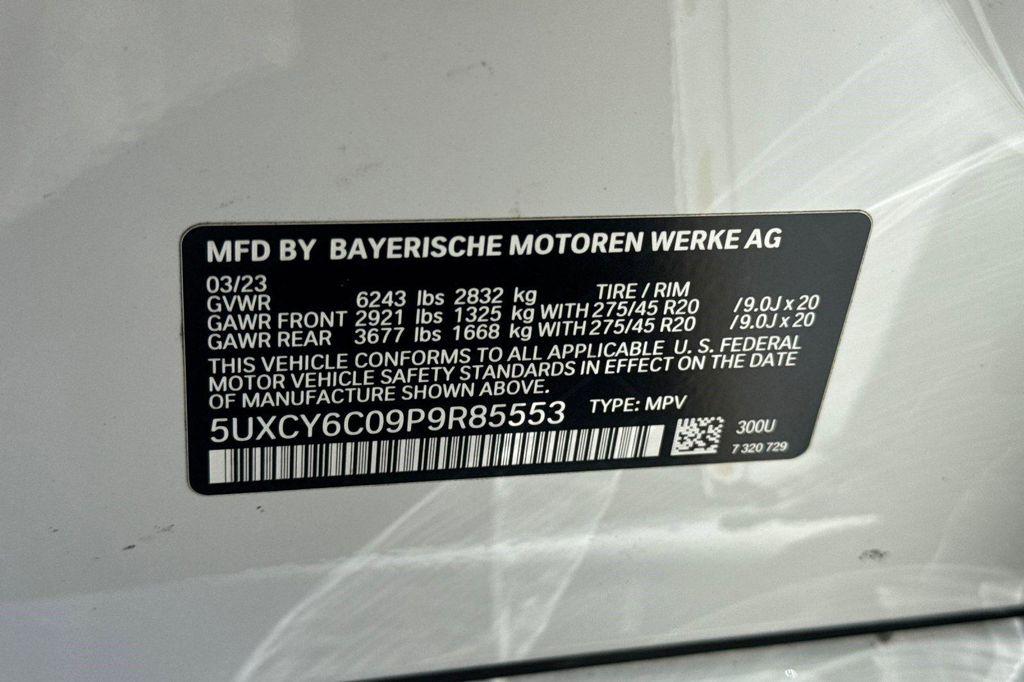 used 2023 BMW X6 car, priced at $51,573