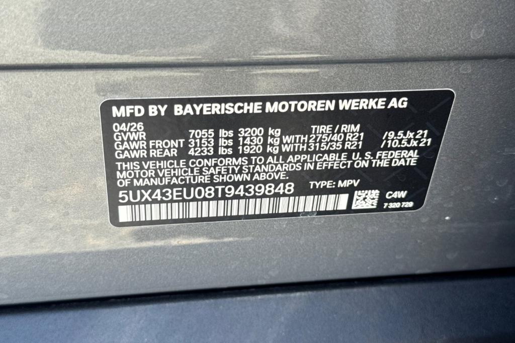 new 2026 BMW X5 PHEV car, priced at $86,950