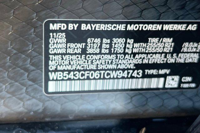 new 2026 BMW iX car, priced at $86,745