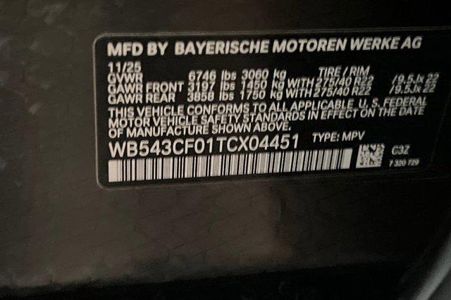 new 2026 BMW iX car, priced at $85,195