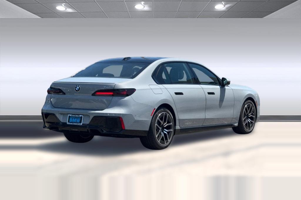 new 2025 BMW 740 car, priced at $107,975
