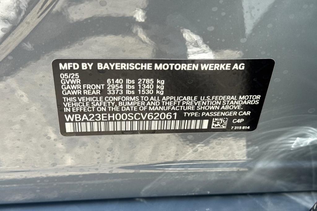 new 2025 BMW 740 car, priced at $107,975