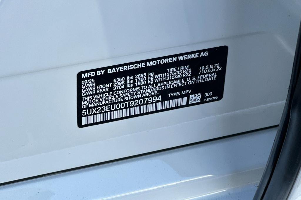 new 2026 BMW X5 car, priced at $85,825