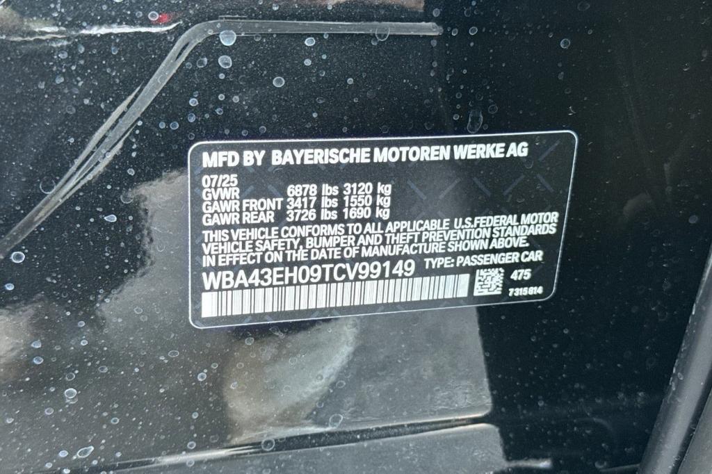 new 2026 BMW 750e car, priced at $131,530