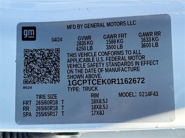 new 2024 Chevrolet Colorado car, priced at $42,977