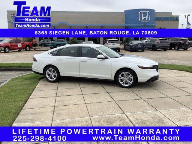 new 2025 Honda Accord car, priced at $29,945
