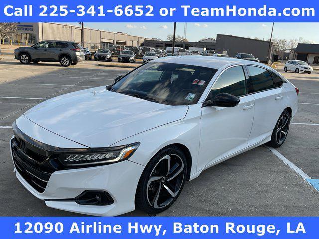 used 2021 Honda Accord car, priced at $18,233