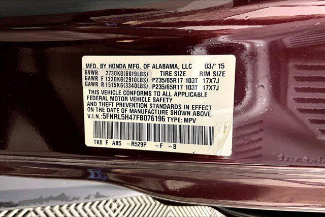 used 2015 Honda Odyssey car, priced at $13,118