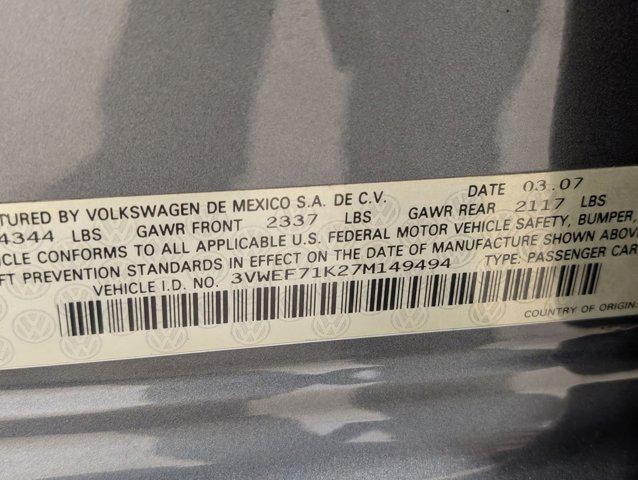 used 2007 Volkswagen Jetta car, priced at $3,499