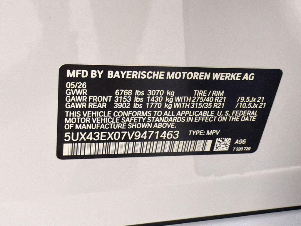 new 2027 BMW X6 car, priced at $101,700