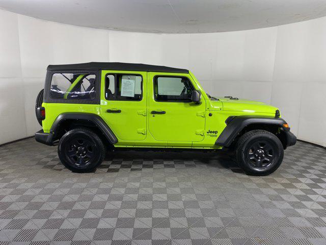 used 2021 Jeep Wrangler Unlimited car, priced at $23,900