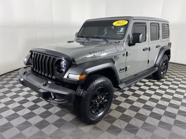 used 2022 Jeep Wrangler car, priced at $31,300