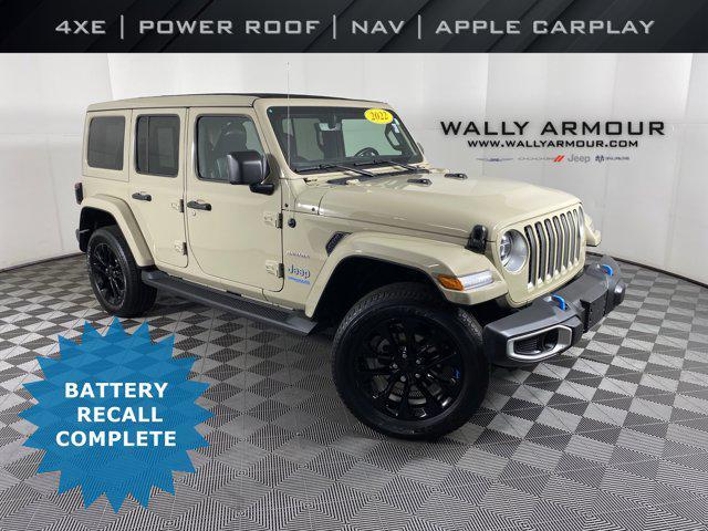 used 2022 Jeep Wrangler Unlimited 4xe car, priced at $28,600