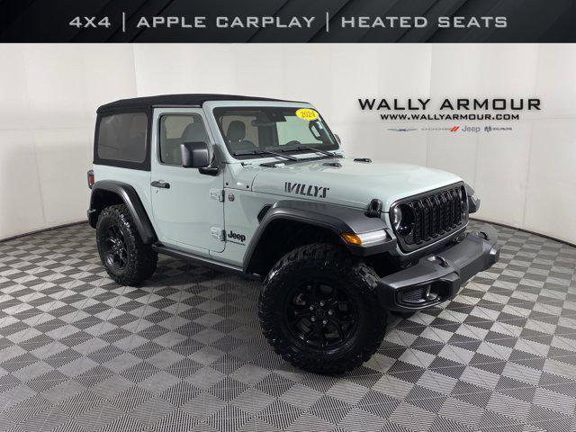 used 2024 Jeep Wrangler car, priced at $34,300
