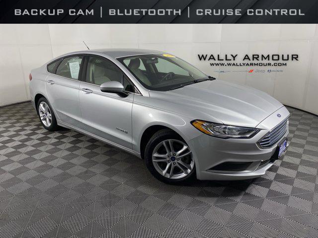 used 2018 Ford Fusion Hybrid car, priced at $15,250