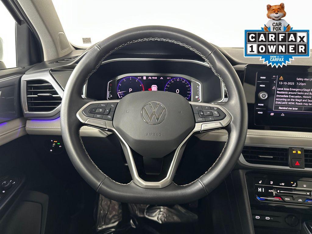 used 2025 Volkswagen Taos car, priced at $28,499