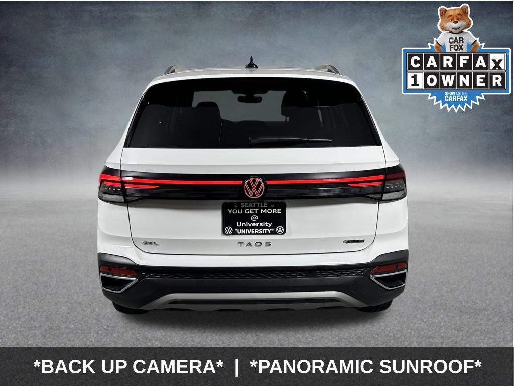 used 2025 Volkswagen Taos car, priced at $28,499