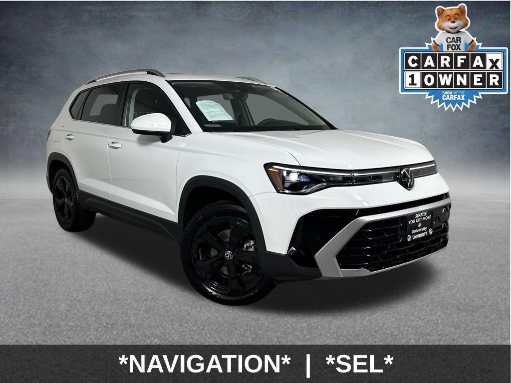 used 2025 Volkswagen Taos car, priced at $28,499