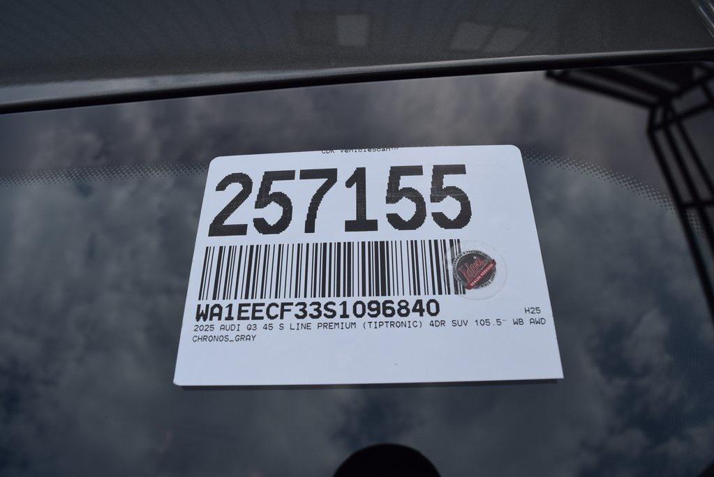 new 2025 Audi Q3 car, priced at $45,200