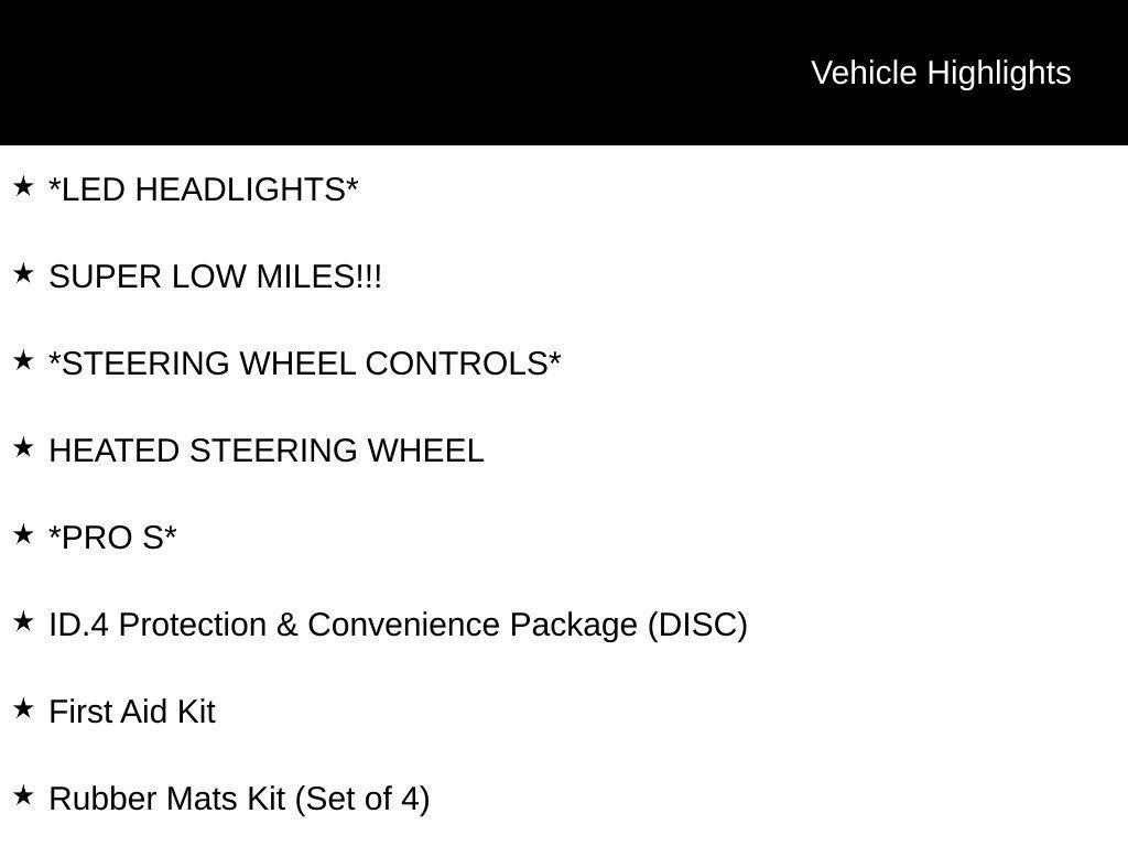 used 2023 Volkswagen ID.4 car, priced at $23,499