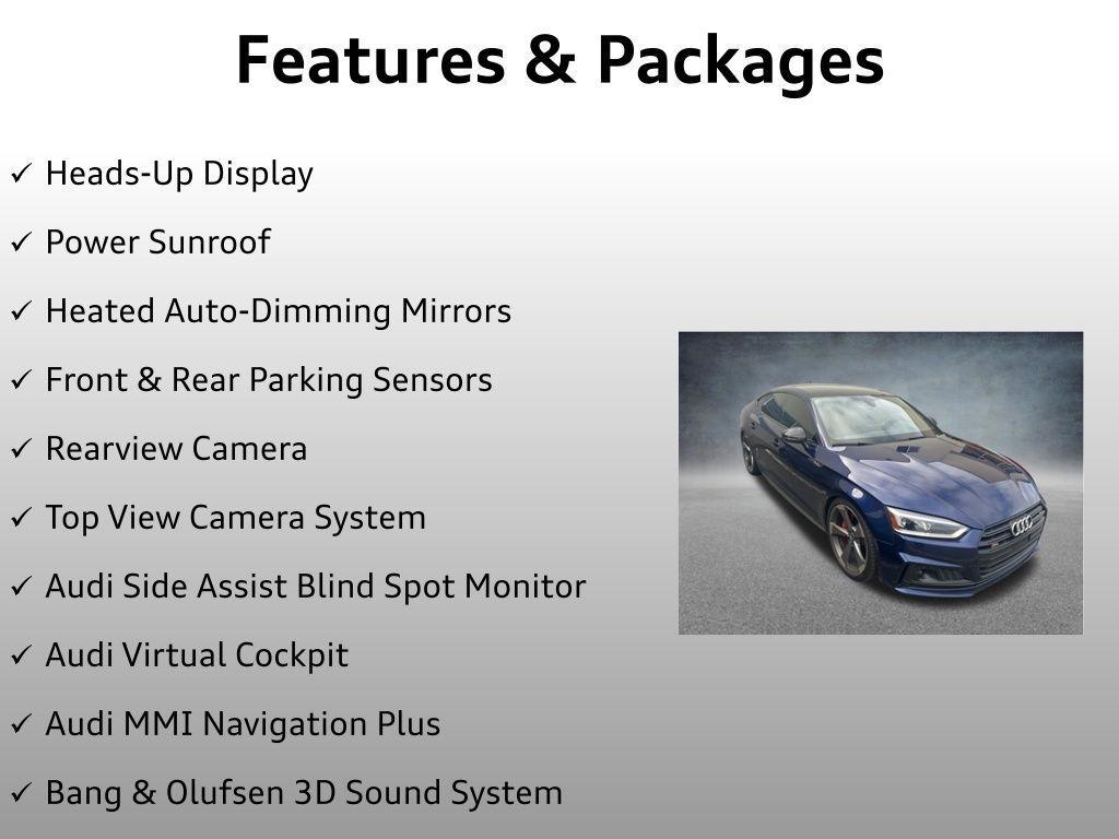 used 2019 Audi S5 car, priced at $33,999